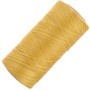 Bobine de fil ciré Linhasita pour micro macramé 0.5 mm - Moutarde (1466) x335m|raw }}