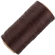 Bobine de fil ciré Linhasita pour micro macramé 0.5 mm - Cacao (667) x335m