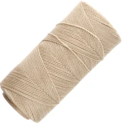 Bobine de fil ciré Linhasita pour micro macramé 1 mm - Blond (483) x168m