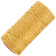 Bobine de fil ciré Linhasita pour micro macramé 1 mm - Moutarde (1466) x168m|raw }}