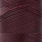 Bobine de fil plat ciré Linhasita pour macramé 1.4 mm - Currant (632) x130m