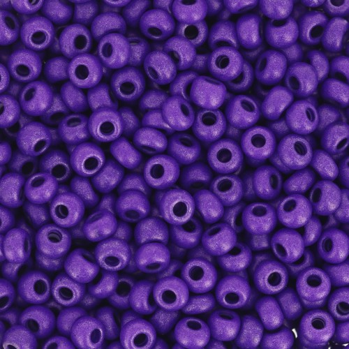 Perles rocailles Preciosa  8/0 - 3 mm - Terra Intensive - Violet Mat x20g