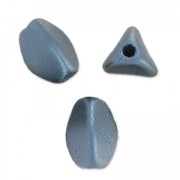 Perles en verre tchèque Pinch Beads 5x3 mm Pastel Montana Blue x50