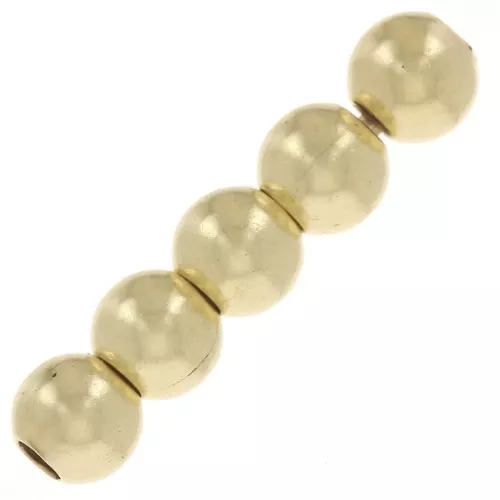 Perles rondes 2.5 mm - Doré x100