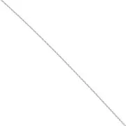 Chaîne maille Forçat limée 1.1 mm - Acier inoxydable 316L x1m