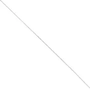 Chaîne maille Forçat limée 1 mm - Acier inoxydable 316L x1m