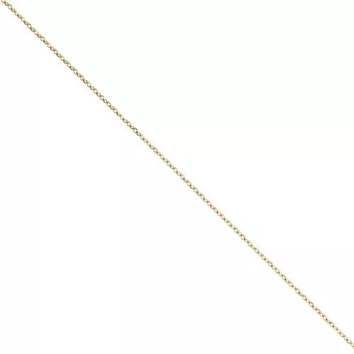 Chaîne maille Forçat limée 1.4 mm - Acier inoxydable 316 Doré x50cm