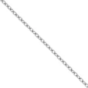 Chaîne maille Forçat limée biseautée 2 mm - Acier inoxydable 316L x1m