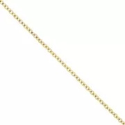 Chaîne maille Forçat 3.3 mm - Acier inoxydable 316L Doré x50cm