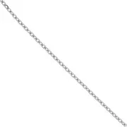 Chaîne maille Forçat limée 2.6 mm - Acier inoxydable 316L x1m