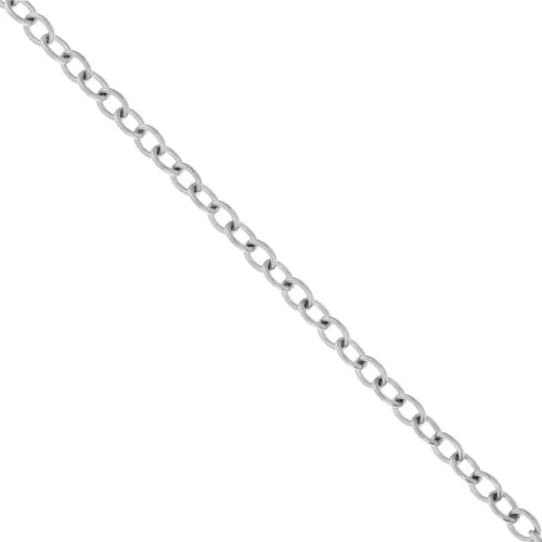 Chaîne maille Forçat 5 mm - Acier inoxydable 316L x1m