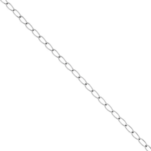 Chaîne maille Cheval limée 3.3 mm - Acier inoxydable 316L x1m