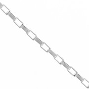 Chaîne maille Rectangle 2.7 mm - Acier inoxydable 304 x1m