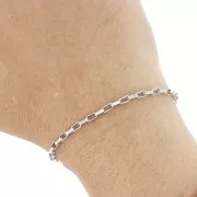 Chaîne maille Rectangle 2.7 mm - Acier inoxydable 304 x1m