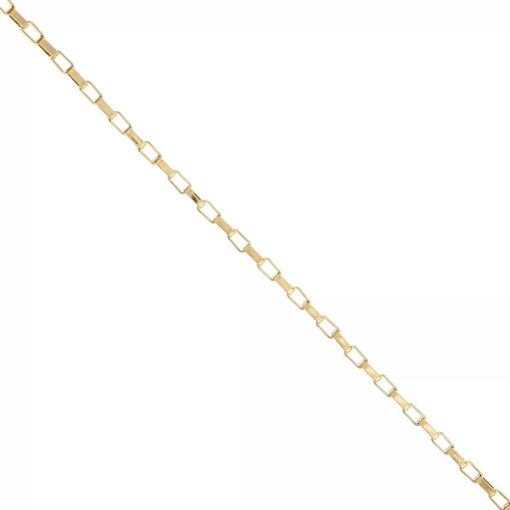Colliers chaîne à maillons Rolo en acier inoxydable, 45 + 5cm, couleur dorée, ras du cou