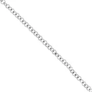 Chaîne maille Forçat ronde 4.9 mm - Acier inoxydable 316L x1m