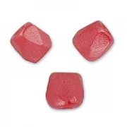 Facettes 2 mm - Alabaster Pastel Dark Coral x50