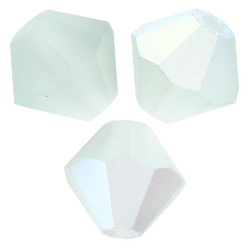 Perles toupies Preciosa - Rondelle Bead 6 mm - Chrysolite AB Matt x12