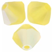 Perles toupies Preciosa - Rondelle Bead 6 mm - Citrine AB Matt x12