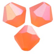 Perles toupies Preciosa - Rondelle Bead 6 mm - Sun AB Matt x12