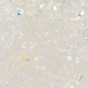 Perles de rocailles Matubo 7/0 - 3.5 mm Crystal AB x10g