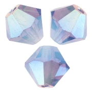 Perles toupies Preciosa - Rondelle Bead 5 mm - Tanzanite AB 2X x12