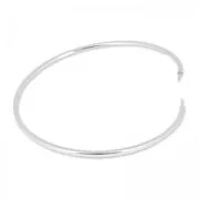 Bracelet flexible 20.5 cm pour semi-percées en Argent 925 x1