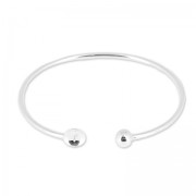 Bracelet flexible 17cm pour semi-percées en Argent 925 x1|raw }}