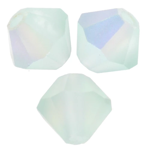 Perles toupies Preciosa - Rondelle Bead 5 mm - Chrysolite AB Matt x12