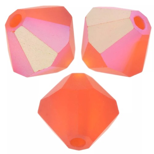 Perles toupies Preciosa - Rondelle Bead 5 mm - Hyacinth AB Matt x12