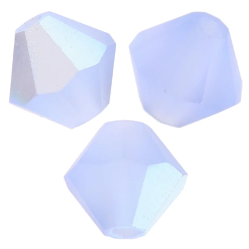 Perles toupies Preciosa - Rondelle Bead 5 mm - Light Sapphire AB Matt x12