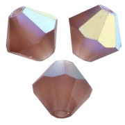 Perles toupies Preciosa - Rondelle Bead 5 mm - Smoked Topaz AB Matt x12|raw }}