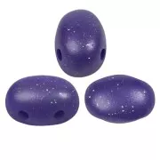 Perles en verre Samos® par Puca® 5x7 mm Constellation Purple rain x10g