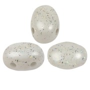 Perles en verre Samos® par Puca® 5x7 mm Constellation White x10g|raw }}