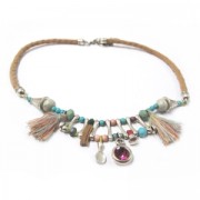 Intercalaires irréguliers 2 trous 16.5 mm Placage Argent fin vieilli x6