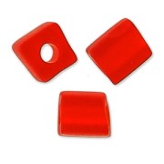 Cubes Miyuki 4 mm SB4-141F- Transparent Ruby Mat x10g