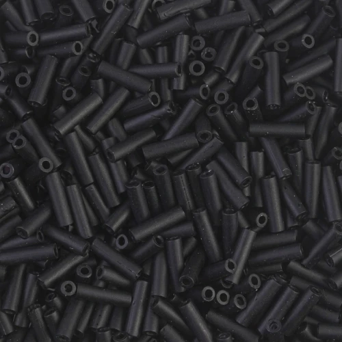 Bugles Miyuki 6 mm BGL-401F - Mat Black x10g