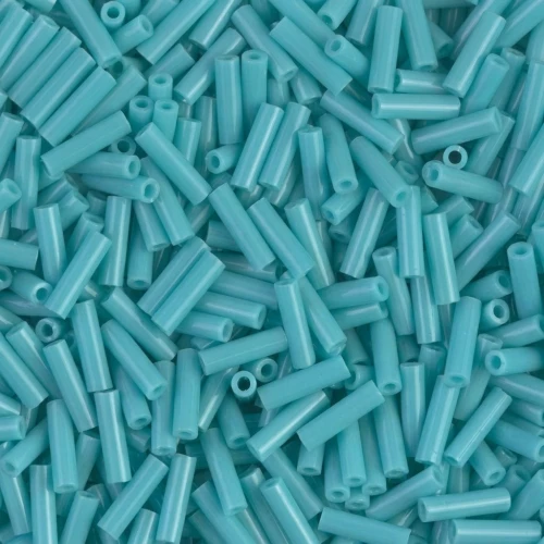 Bugles Miyuki 6 mm BGL-412 - Opaque Turquoise Green x10g