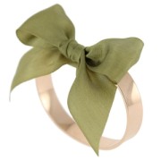 Bracelet jonc ovale 2 trous 16 cm - Doré à l'or fin satiné x1