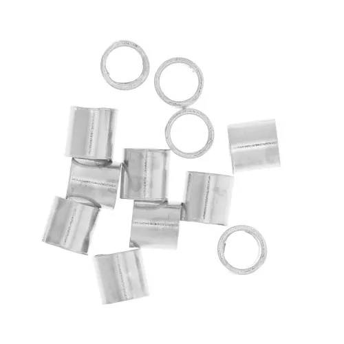 Tubes à écraser 2.5x2.5 mm - Argent 925 x30