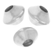 Perles toupies aplaties 5x4 mm - Argent 925 x10|raw }}