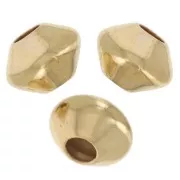 Perle toupie aplatie 6.5x5 mm - Gold Filled x1