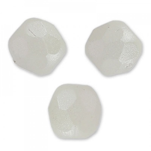 Facettes 3 mm Alabaster Pastel Grey x50