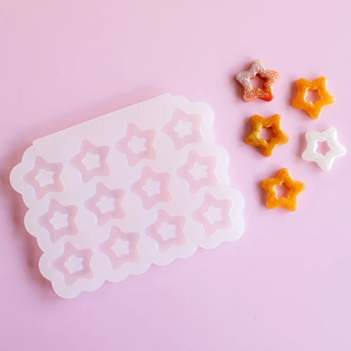 Moule en silicone Géa Creations pour réaliser des pendentifs étoile 19 mm x1