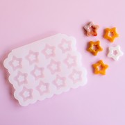Moule en silicone Géa Creations pour réaliser des pendentifs étoile 19 mm x1