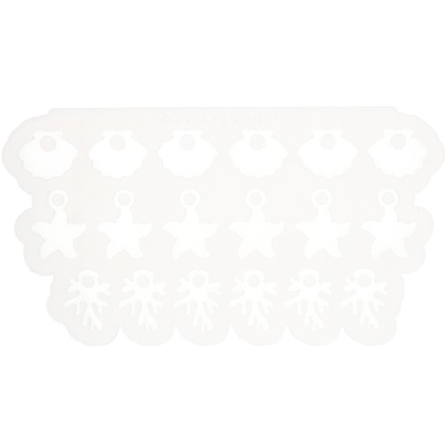 Moule en silicone Géa Creations pour réaliser des pendentifs thème marin x1