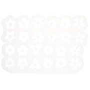 Moule en silicone Géa Creations pour réaliser des pendentifs mix de fleur 2 x1