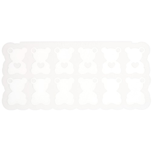 Moule en silicone Géa Creations pour réaliser des pendentifs ourson 27x19 mm x1