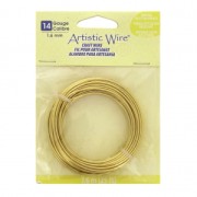 Fil de laiton Artistic Wire 1.6 mm - brut traité Anti-ternissement x7.6m