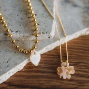 Breloque coeur ex-voto 19.5x13 mm en plexiglass - Effet miroir - Rouge x1